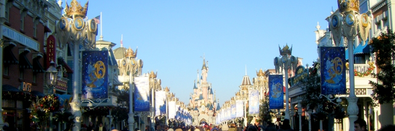 That timeless classic Disney Image - Main Street USA - welcomes visitors to Disneyland Paris